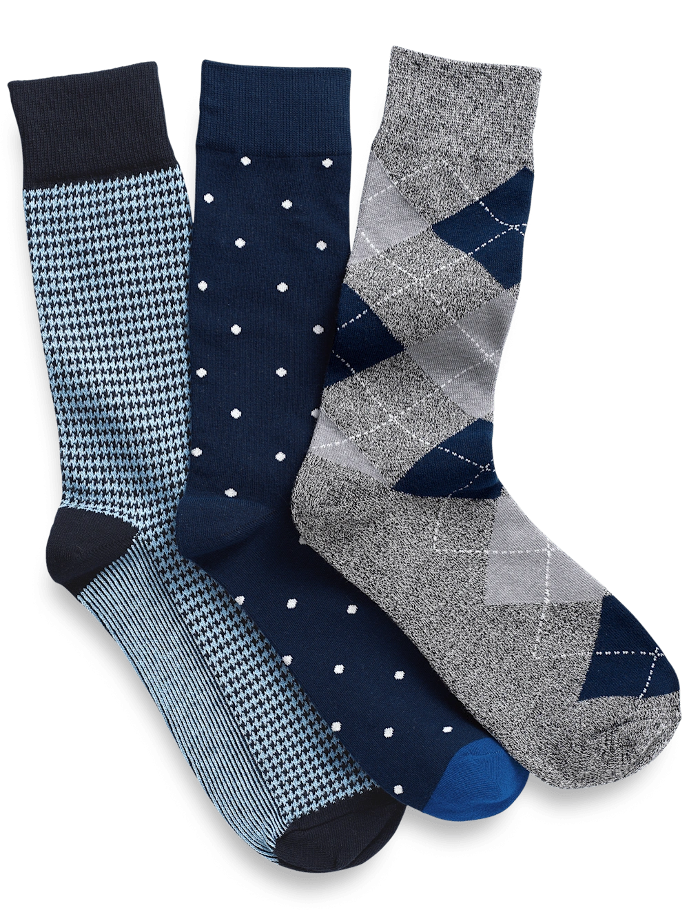 3er Pack Baumwollmix Socken - Navy Multi: Stil trifft Komfort, der perfekte Begleiter für deine Füße!